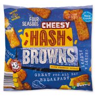 Cheesy Cheddar Hash Browns 600g Four Seasons